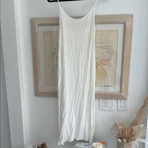 Christy Dawn white long Slip Dress